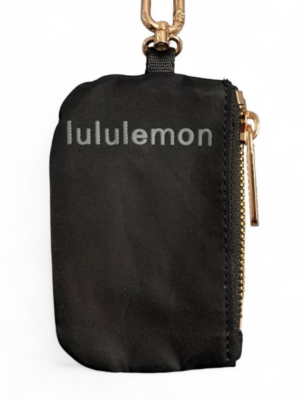 lululemon black and gold dual pouch wristlet - Picture 3 of 4